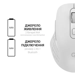 Миша бездротова OfficePro M230W White UA