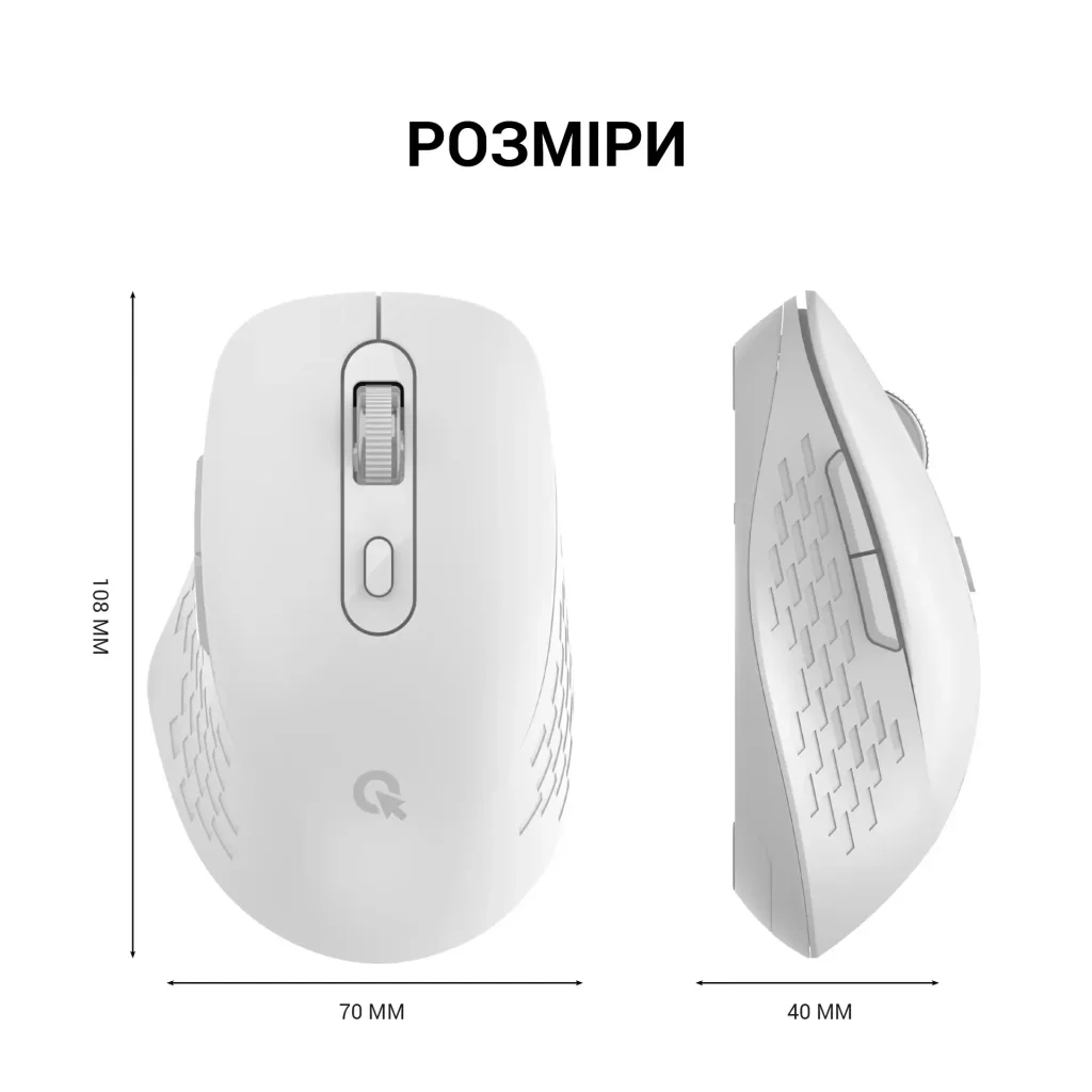 Миша бездротова OfficePro M230W White UA
