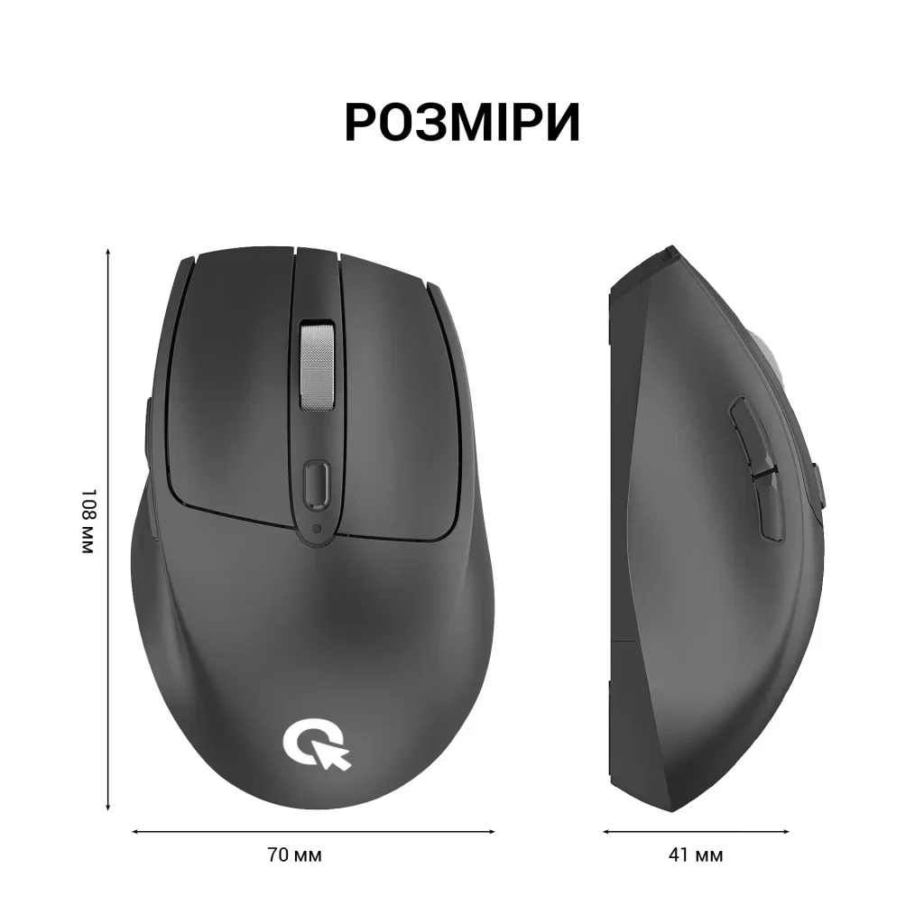 Миша бездротова OfficePro M315B Black UA