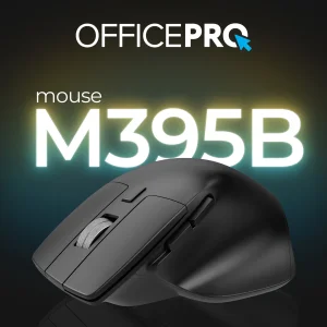 Мышь беспроводная OfficePro M395B Silent Click Black UA