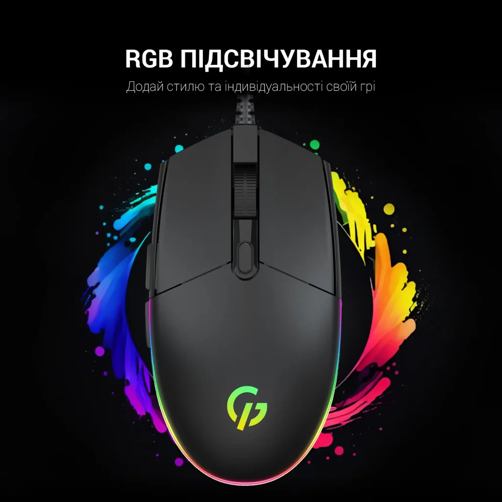 Миша GamePro GM220 Black UA