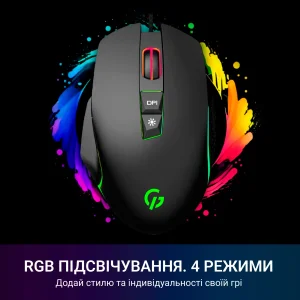 Миша GamePro Nitro GM365 Black UA