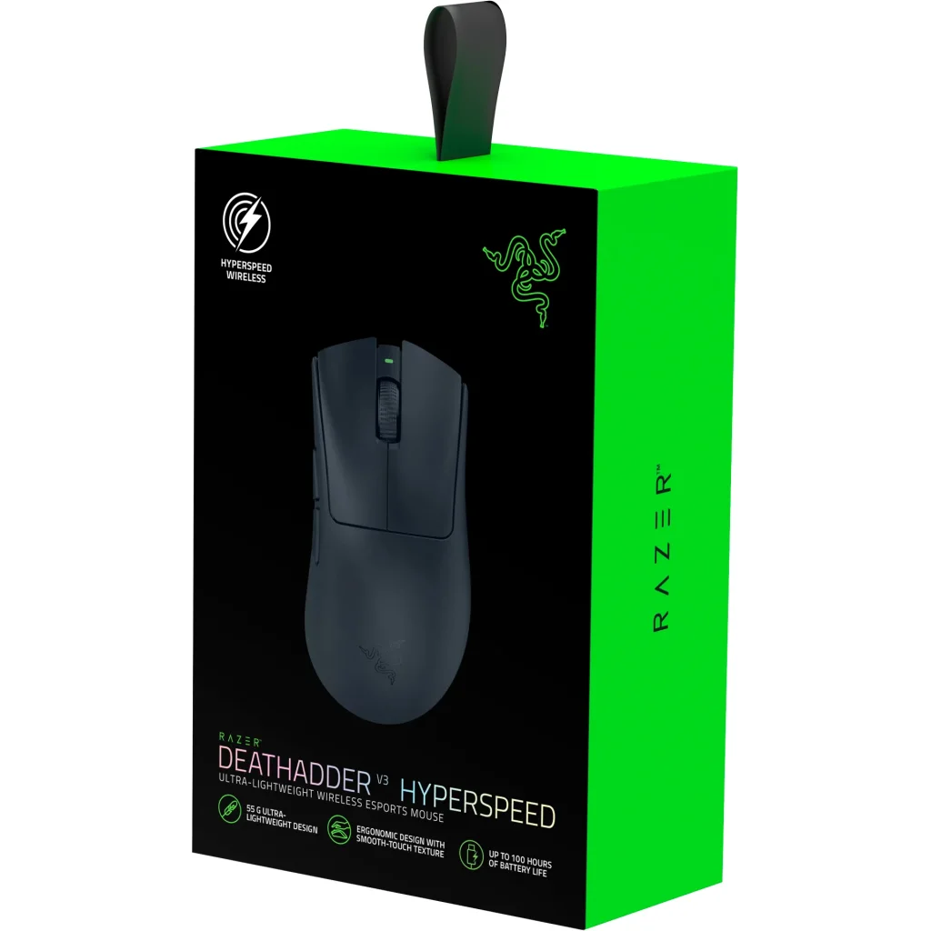 Миша бездротова Razer DeathAdder V3 Hyperspeed Black (RZ01-05140100-R3G1) UA