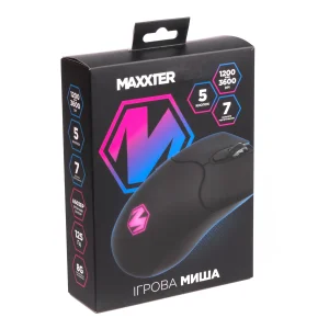 Мышь Maxxter Instant 603 Black USB UA