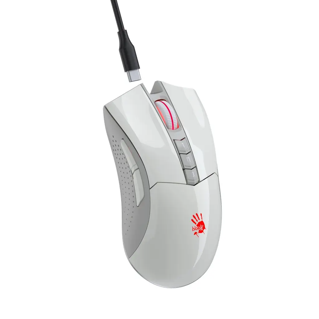 Мышь A4Tech Bloody R90 Plus Greyish White USB UA