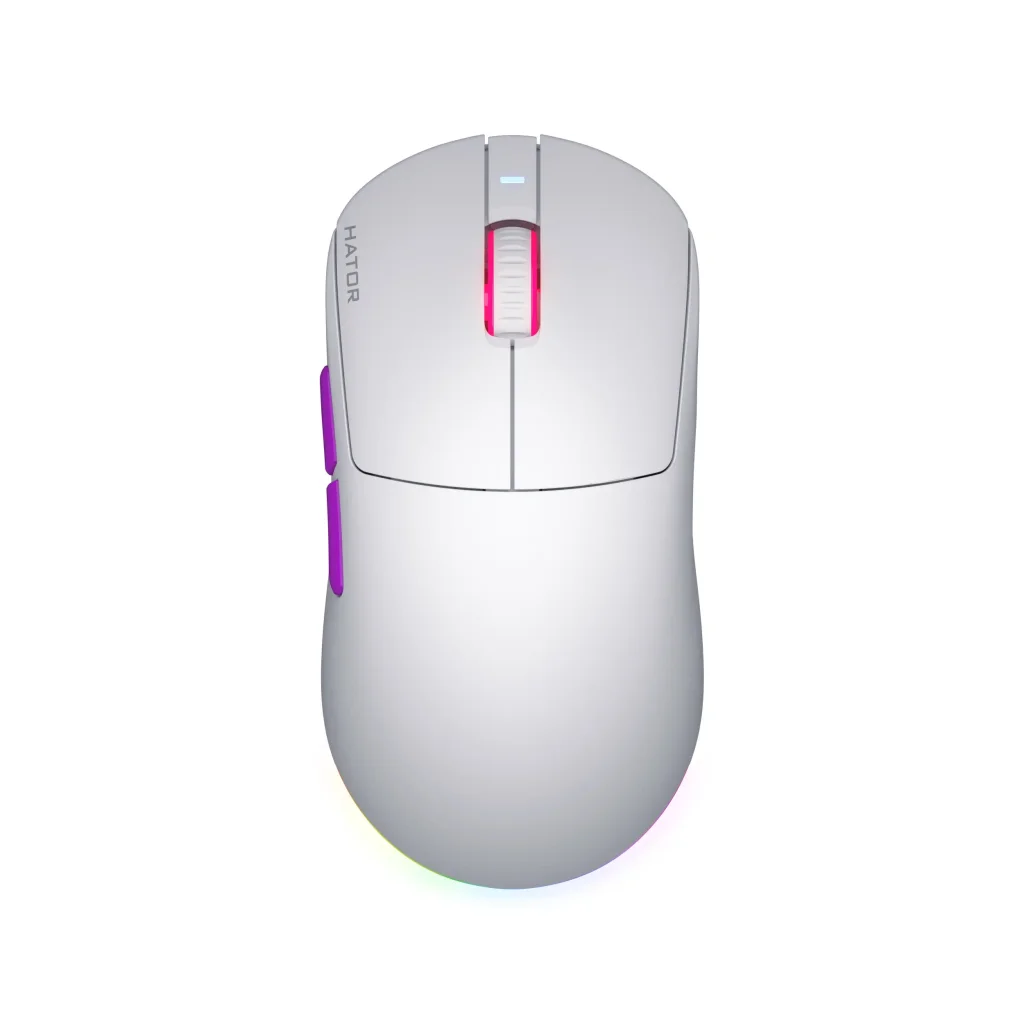 Мышь беспроводная Hator Quasar 3 Ultra 8K Wireless White (HTM771) UA