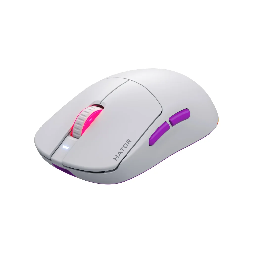 Мышь беспроводная Hator Quasar 3 Ultra 8K Wireless White (HTM771) UA