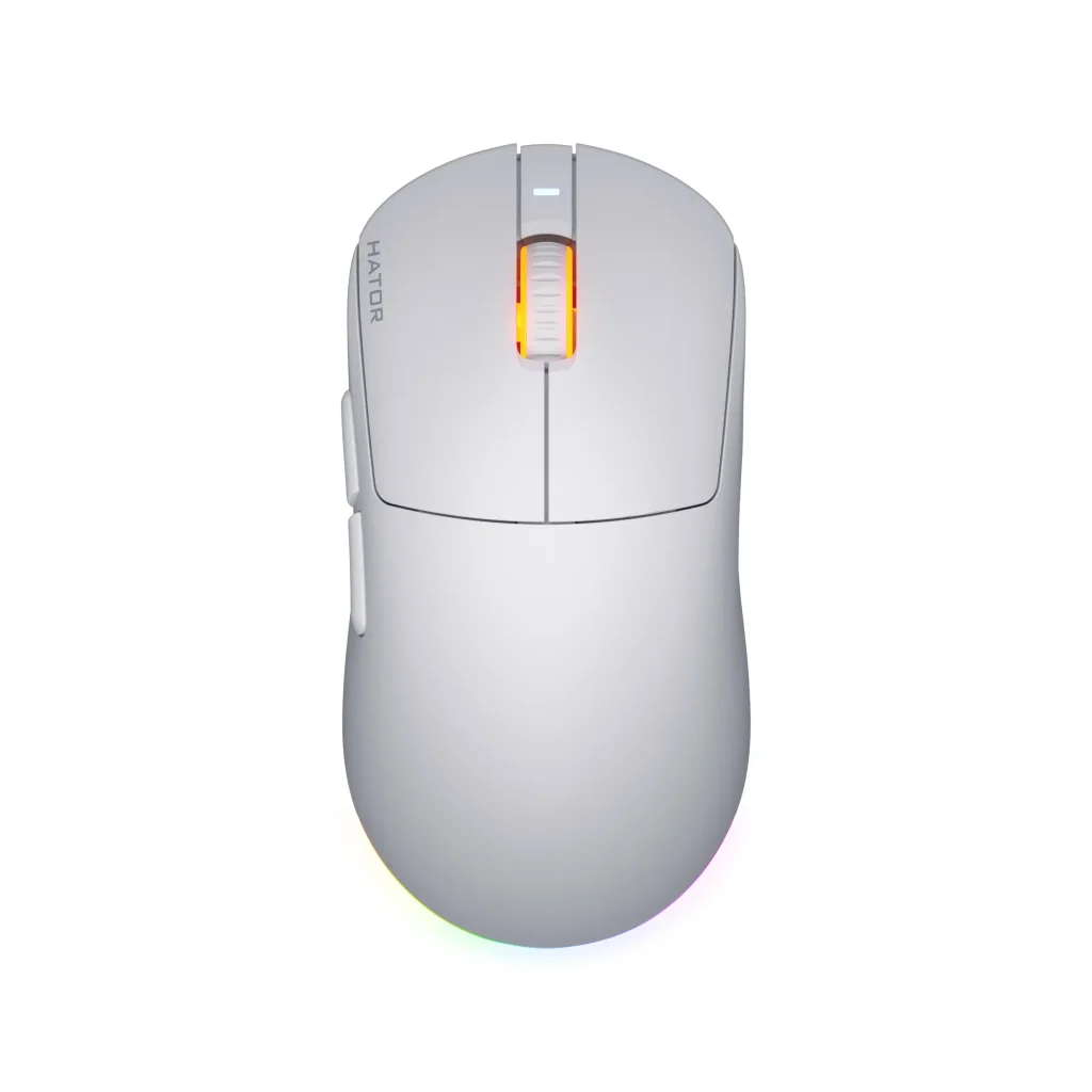 Мышь беспроводная Hator Quasar 3 Wireless White (HTM731) UA