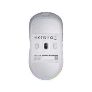 Мышь беспроводная Hator Quasar 3 Wireless White (HTM731) UA