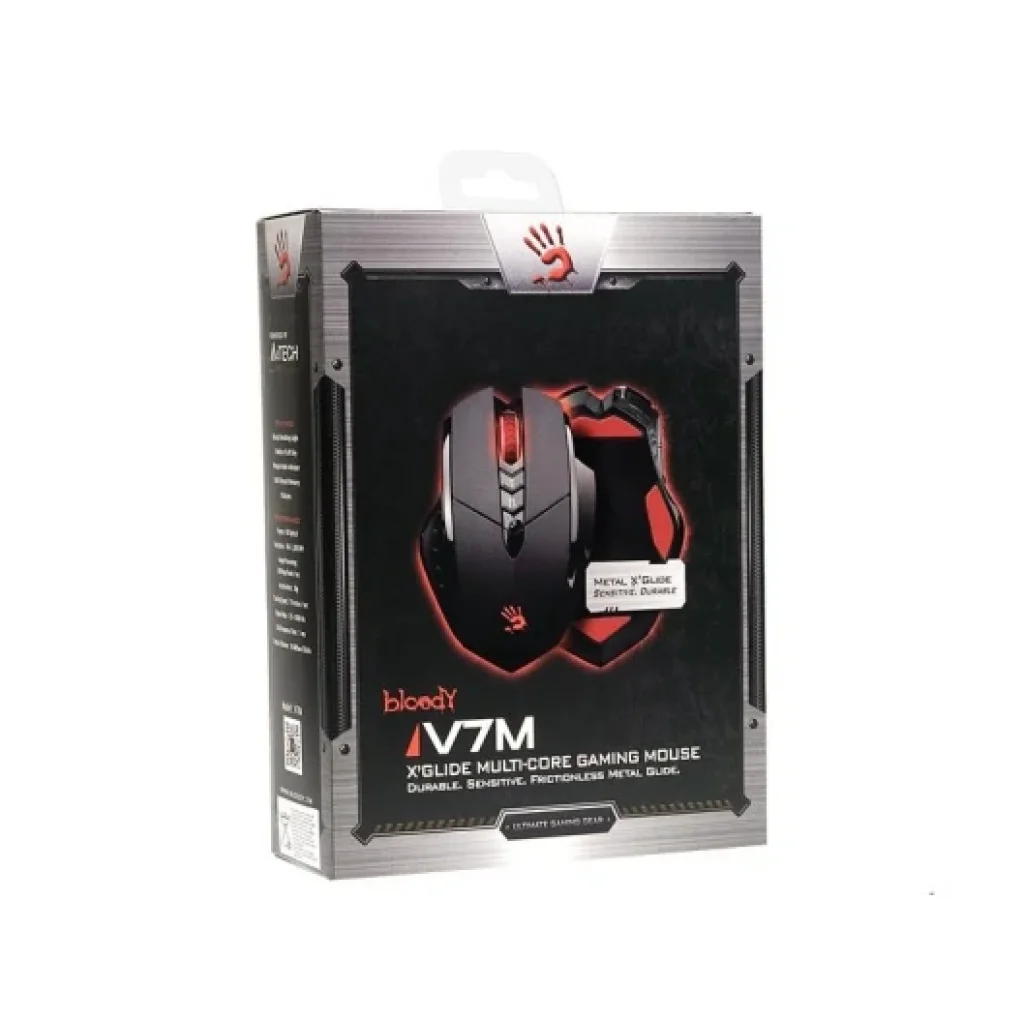 Миша A4Tech V7M Bloody Black USB V-Track, V7M Bloody (Black)