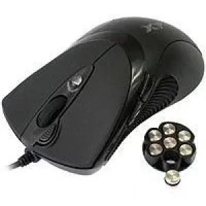 Мышь A4Tech X-748K черная USB + комплект грузиков, X-748K USB (Black) UA