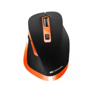 Мышь беспроводная Canyon CNS-CMSW14DG Black/Orange USB UA