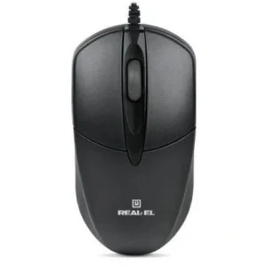 Мышь REAL-EL RM-208 Black USB, EL123200030 UA