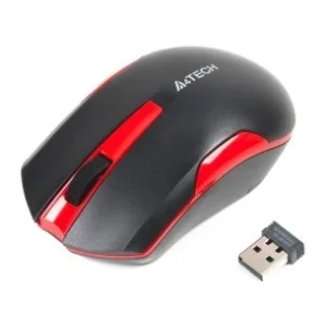 Миша бездротова A4Tech G3-200N Black/Red USB V-Track, G3-200N (Black+Red) UA