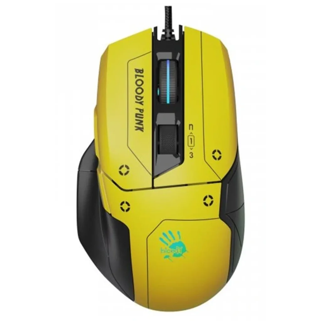 Миша A4Tech Bloody W70 Max Punk Yellow, W70 Max Bloody (Punk Yellow) UA
