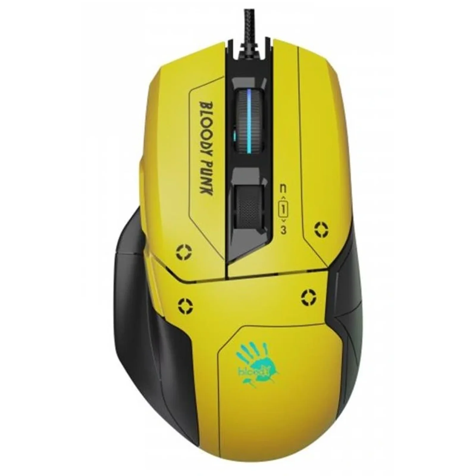 Мышь A4Tech Bloody W70 Max Punk Yellow, W70 Max Bloody (Punk Yellow) UA