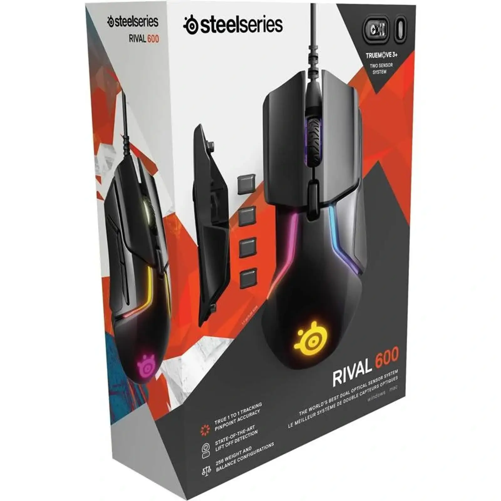 Миша SteelSeries Rival 600 Black (62446) UA
