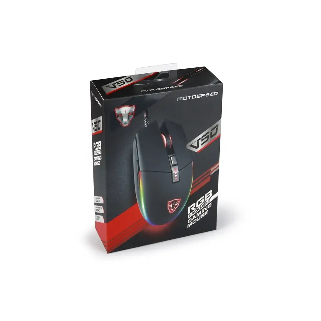 Миша Motospeed V50 (mtv50) Black USB UA
