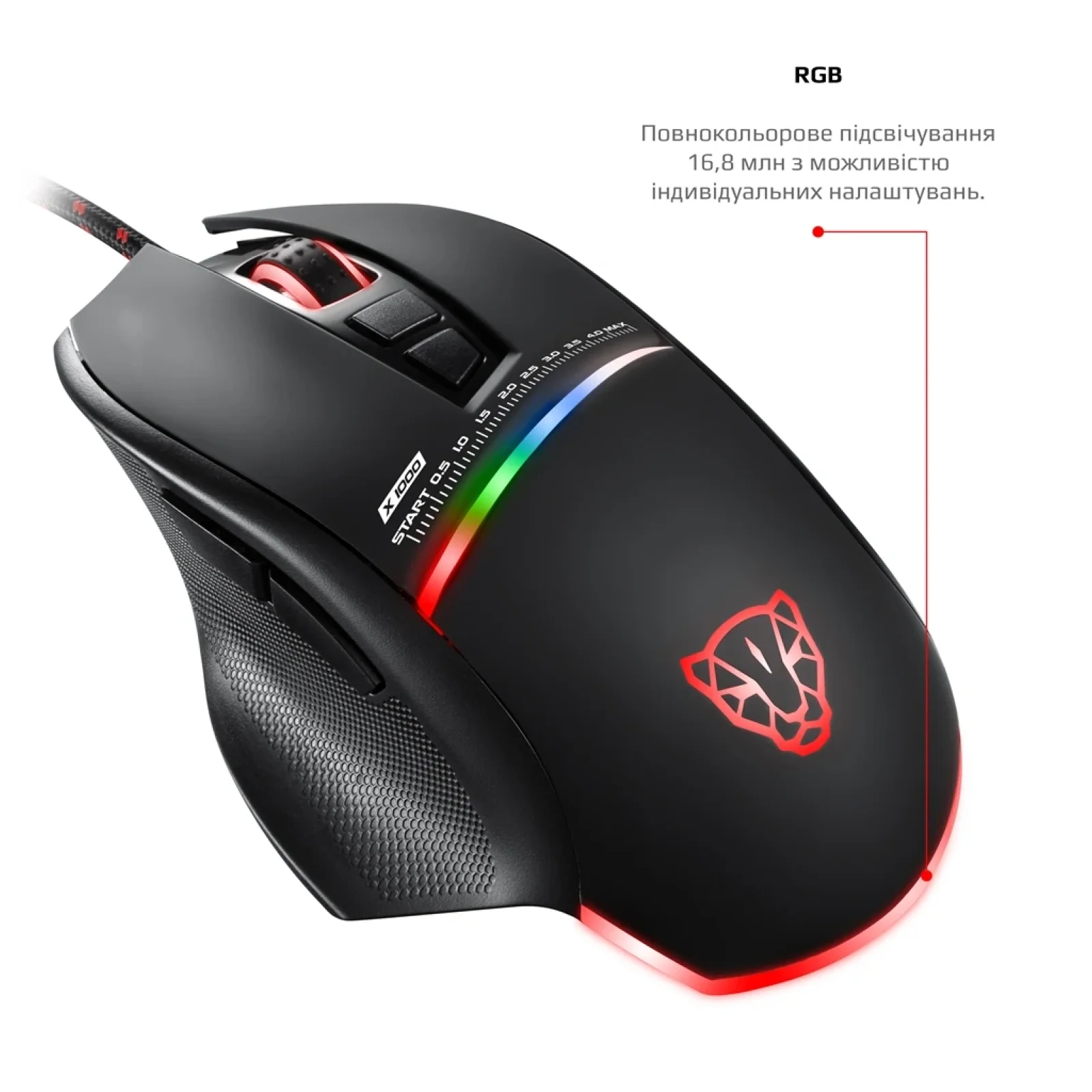 Миша Motospeed V10 Black (mtv10) UA