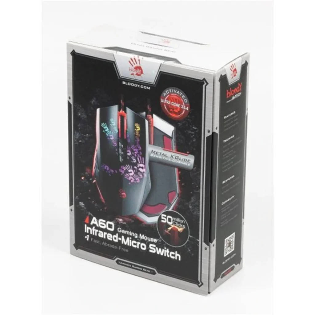 Миша A4Tech A60A Bloody Black USB, A60A Bloody (Black) UA