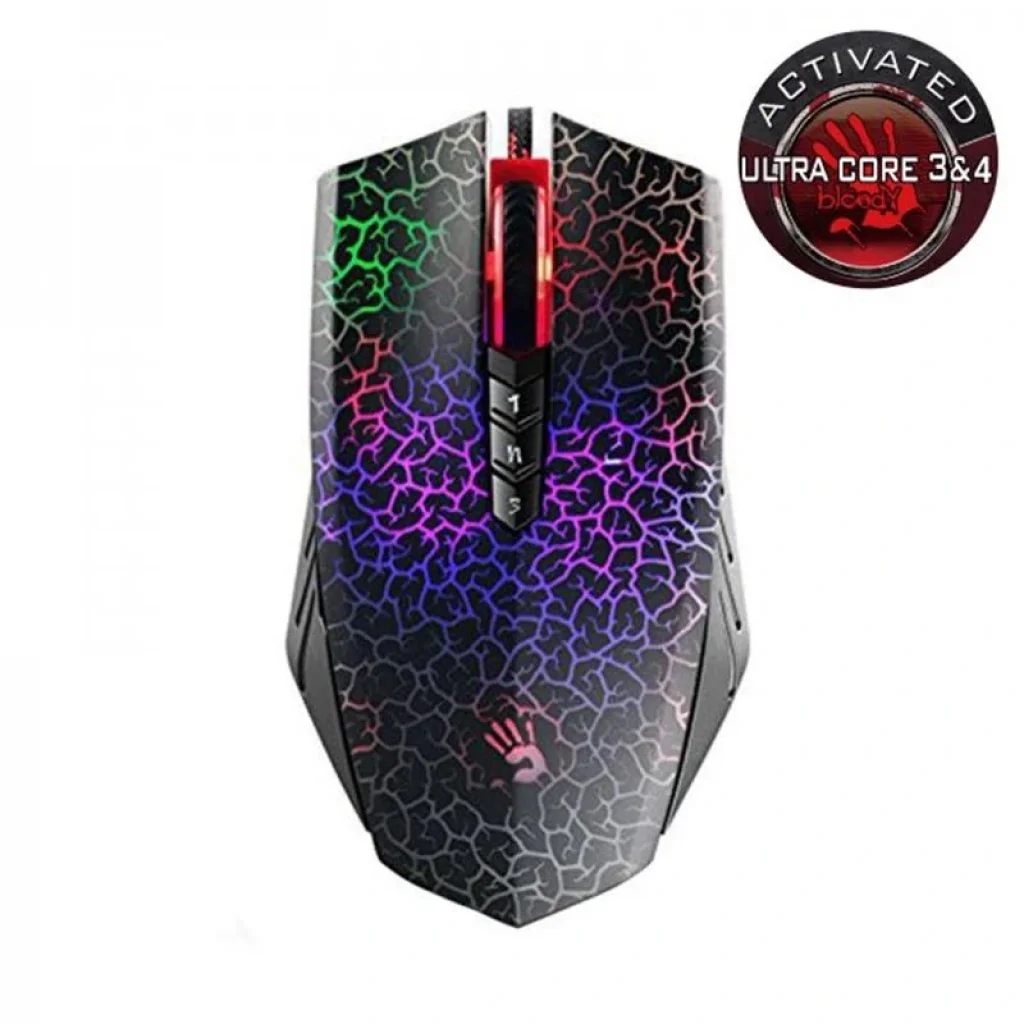 Мышь A4Tech A70A Bloody Crackle Black USB, A70A Bloody (Crackle) UA