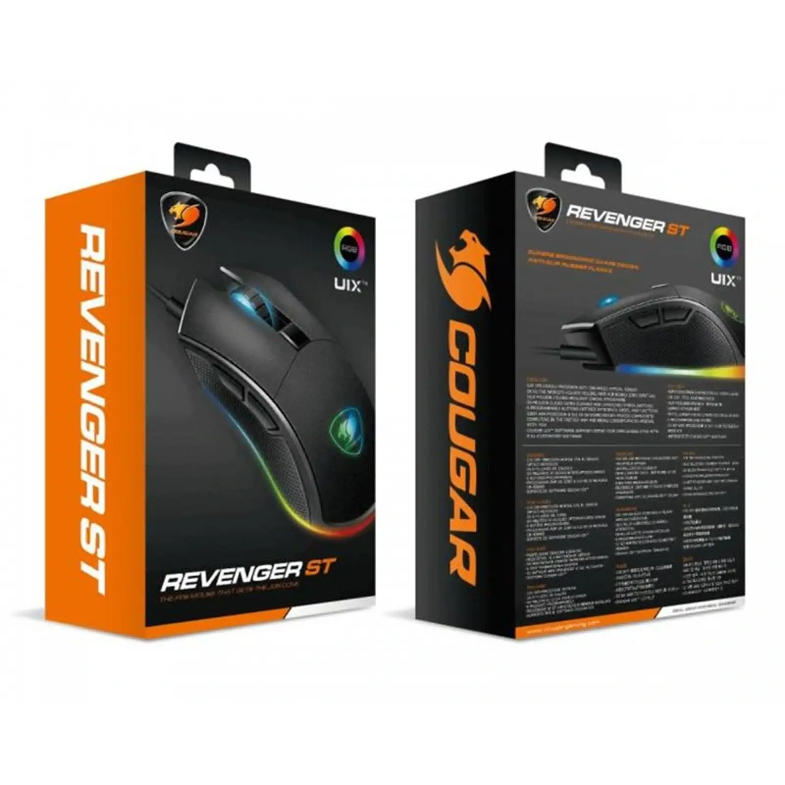 Миша Cougar Revenger ST Black USB UA