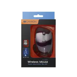 Мышь беспроводная Canyon CNS-CMSW01P Purple USB UA
