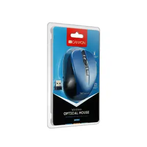 Мышь беспроводная Canyon CNE-CMSW1BL Blue USB UA