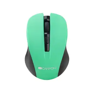 Мышь беспроводная Canyon CNE-CMSW1GR Green USB UA
