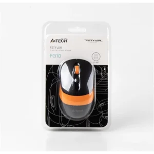 Мышь беспроводная A4Tech FG10 Black/Orange USB, FG10 (Orange) UA