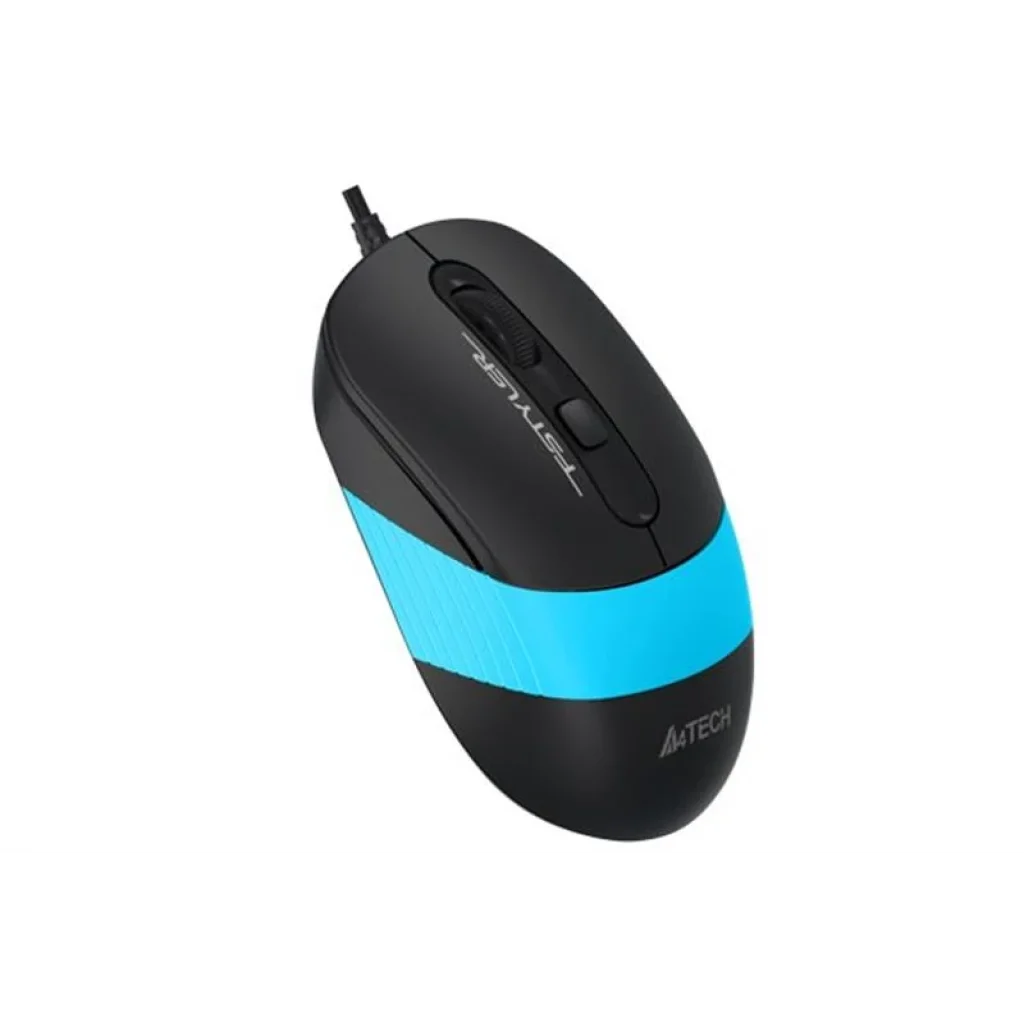 Миша A4Tech FM10 Black/Blue USB, FM10 (Blue) UA