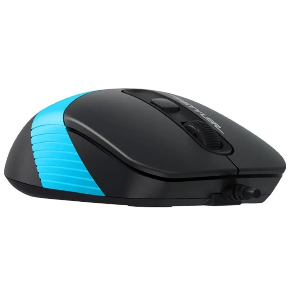 Миша A4Tech FM10 Black/Blue USB, FM10 (Blue) UA