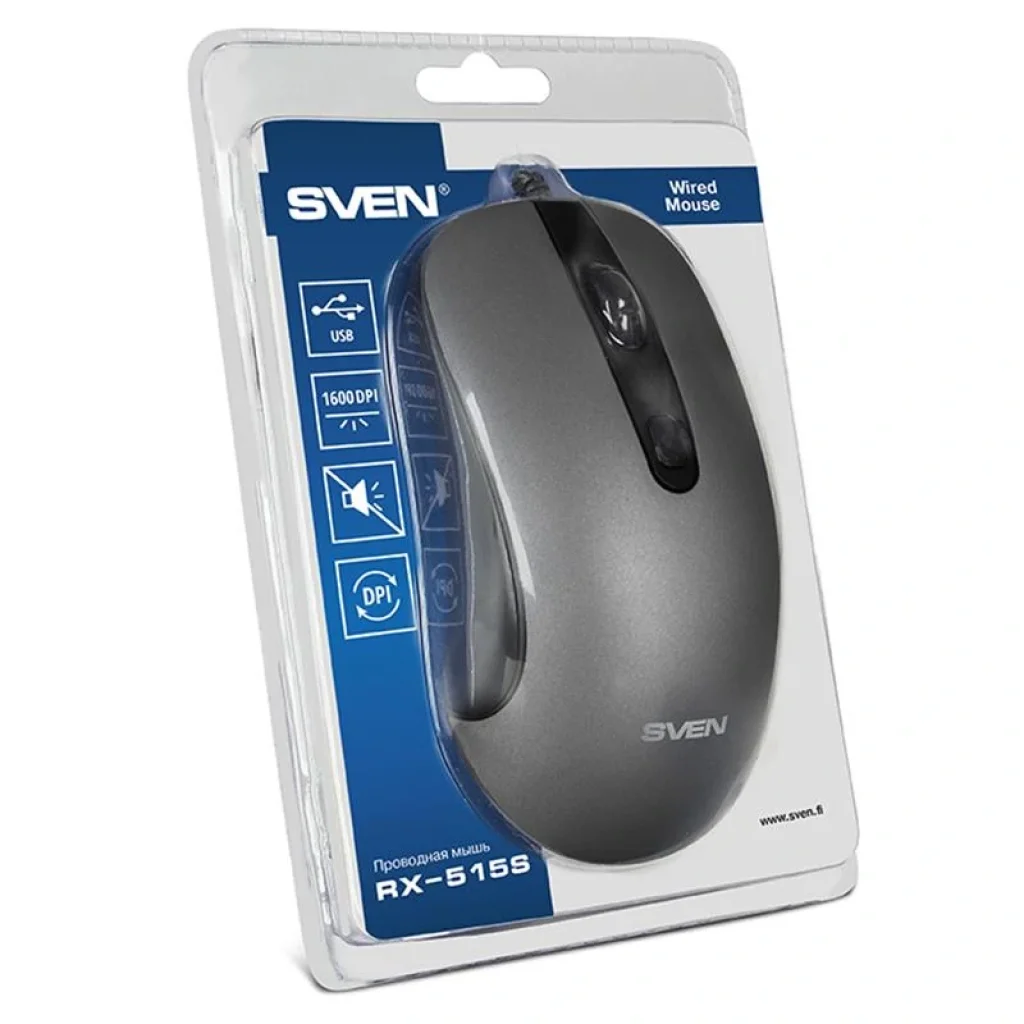 Миша Sven RX-515S Grey, 00530094 UA