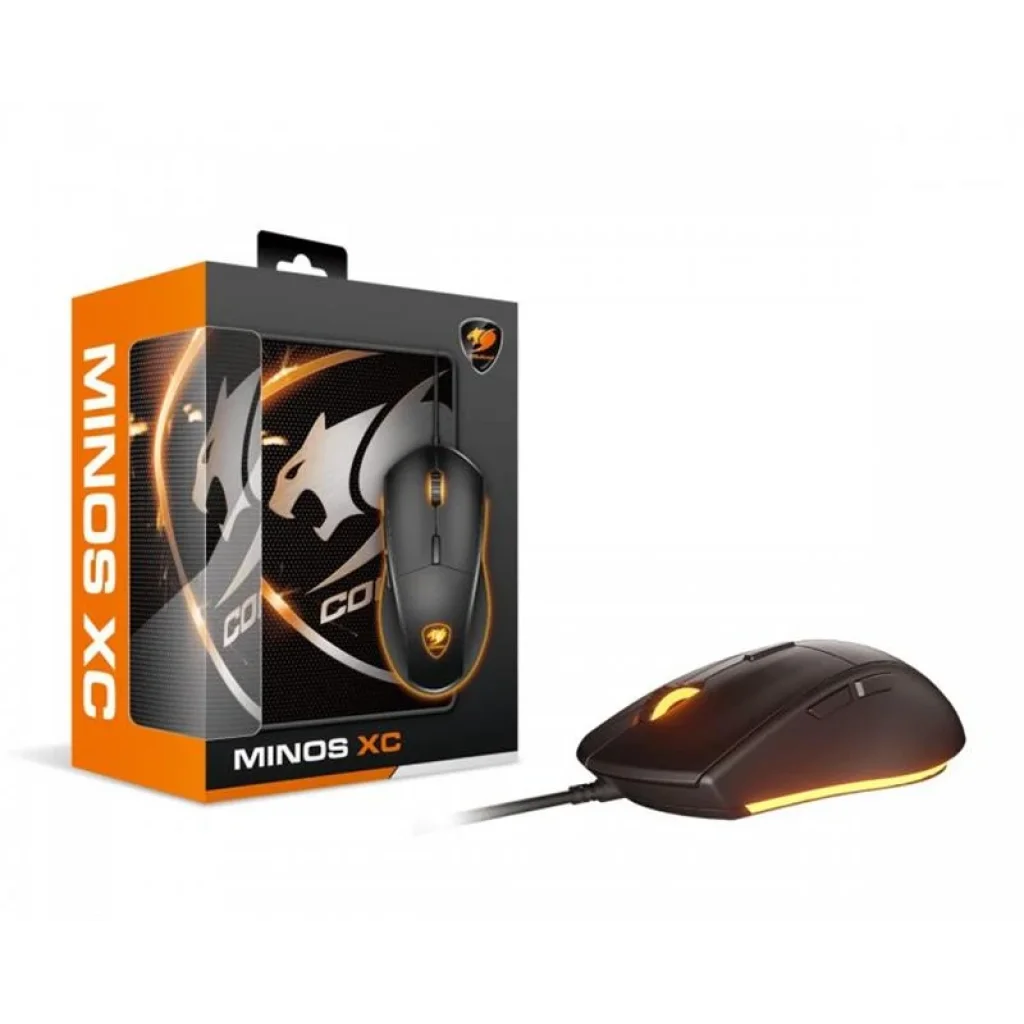 Миша Cougar Minos XC Black USB + килимок Speed XC UA