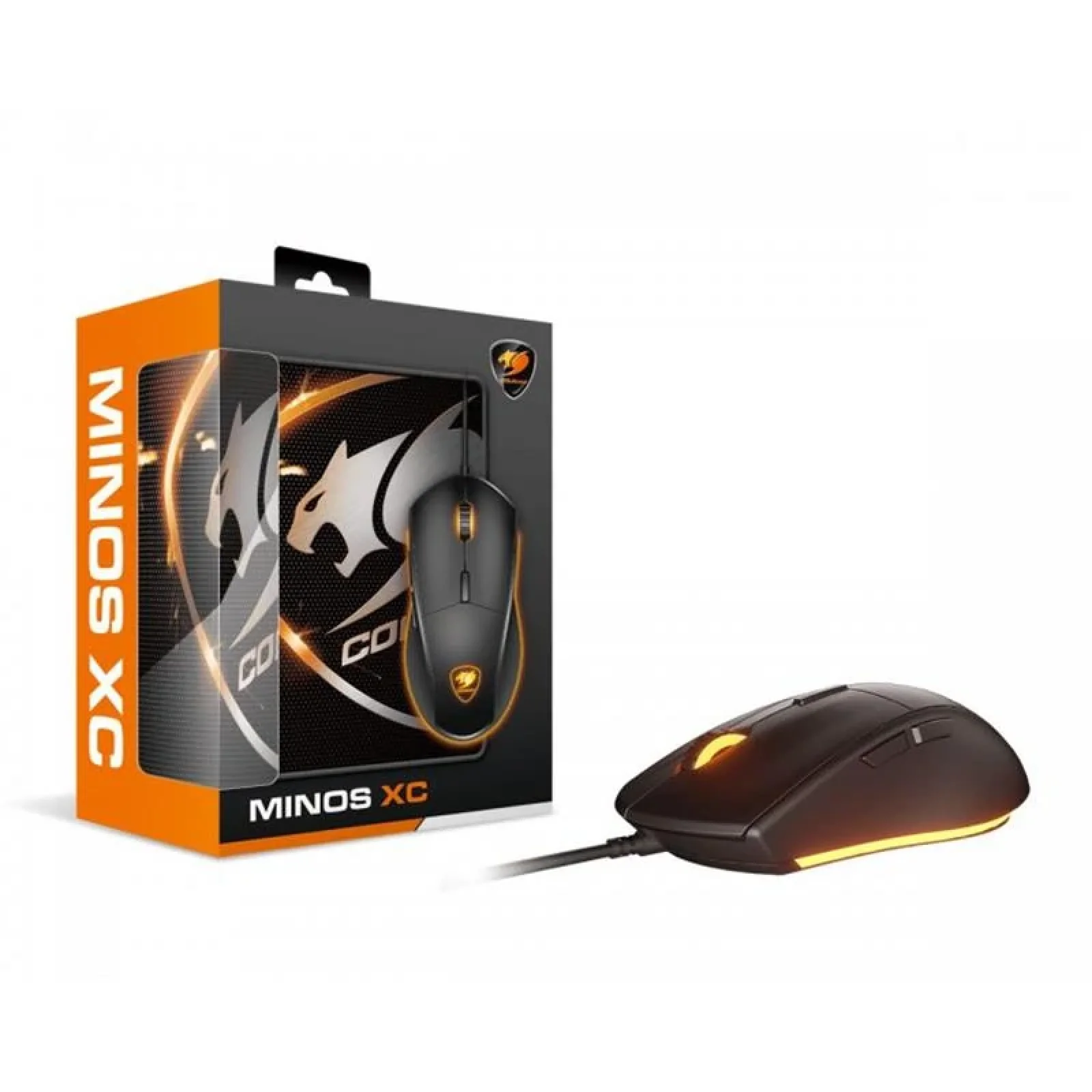 Миша Cougar Minos XC Black USB + килимок Speed XC UA