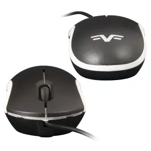 Мышь Frime FM-010 Black/White USB, FM-010BW UA
