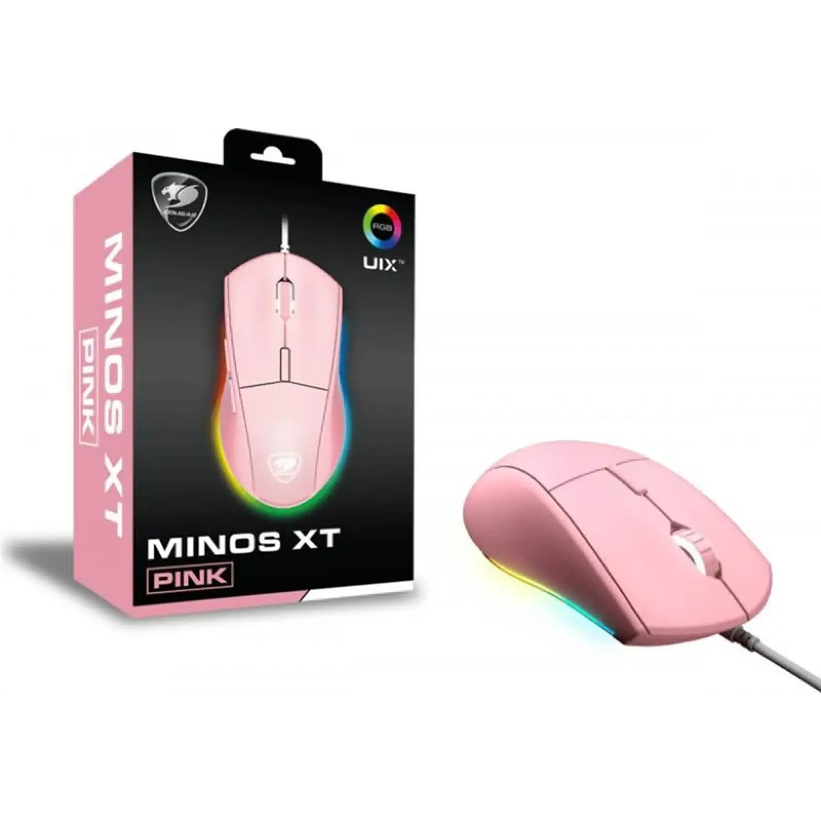 Миша Cougar Minos XT Pink USB UA