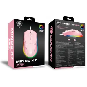 Миша Cougar Minos XT Pink USB UA