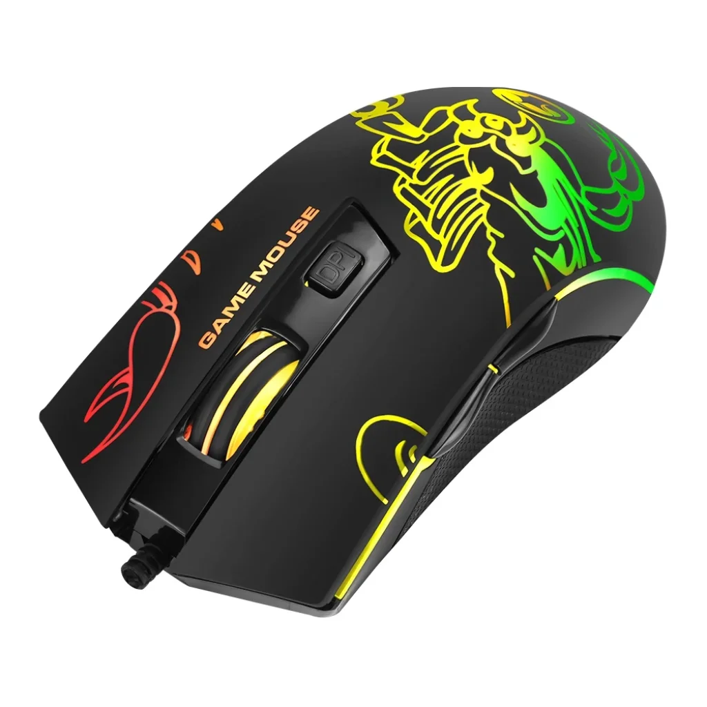 Мышь Marvo M209 7 colors-LED Black USB UA
