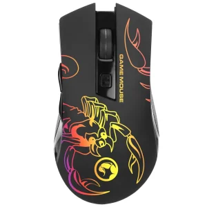 Мышь Marvo M209 7 colors-LED Black USB UA