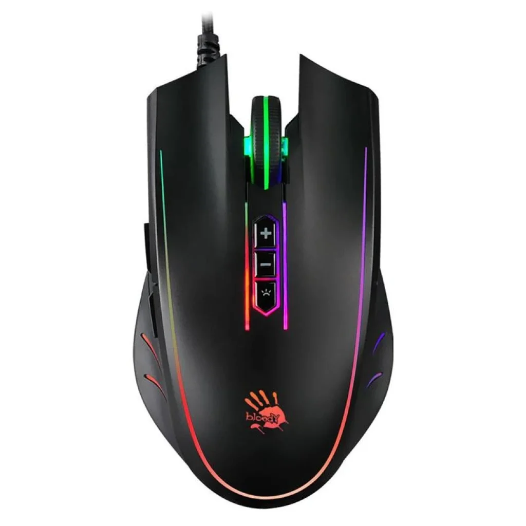 Мышь A4Tech Q81 Bloody Neon XGlide Curve Black USB, Q81 Bloody Curve UA