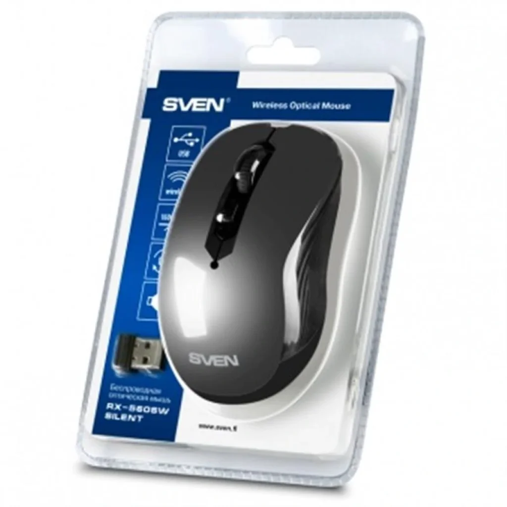 Миша бездротова Sven RX-560SW Gray USB, 00530108 UA