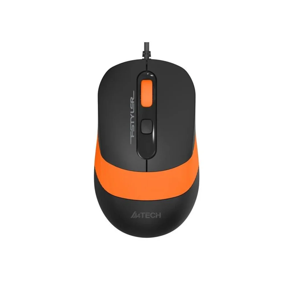 Миша A4Tech FM10S Orange/Black USB, FM10S (Orange) UA