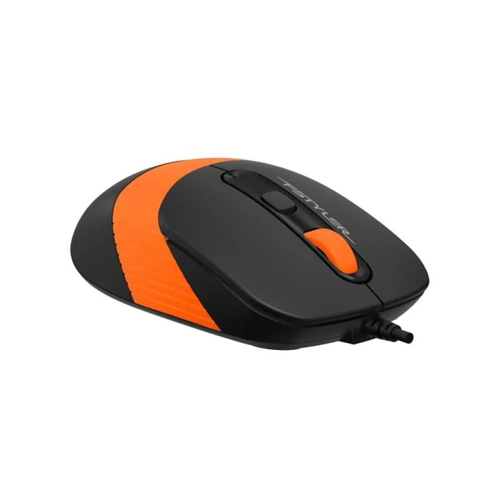 Миша A4Tech FM10S Orange/Black USB, FM10S (Orange) UA