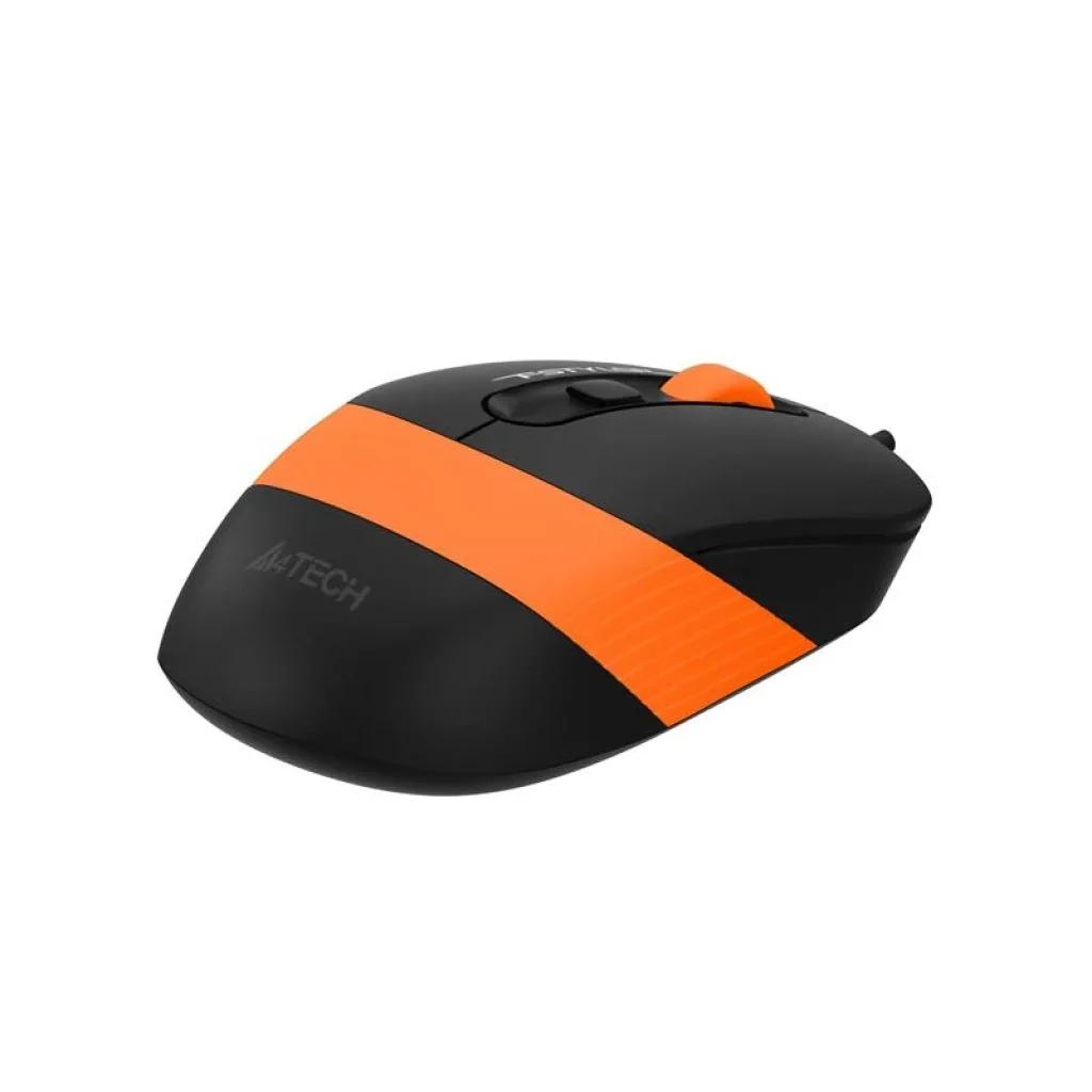 Миша A4Tech FM10S Orange/Black USB, FM10S (Orange) UA