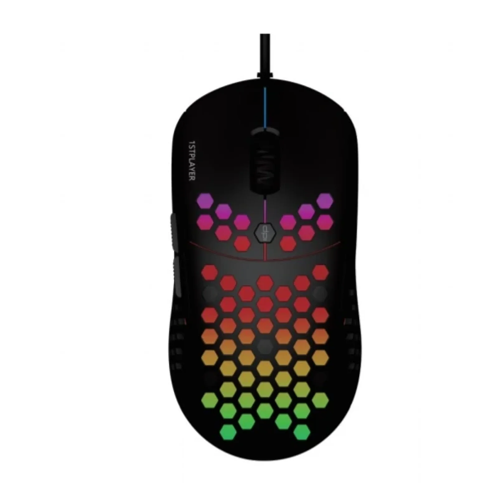 Миша 1stPlayer M6 RGB Black USB UA