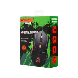 Мышь Canyon Vigil CND-SGM02RGB Black/Orange USB UA