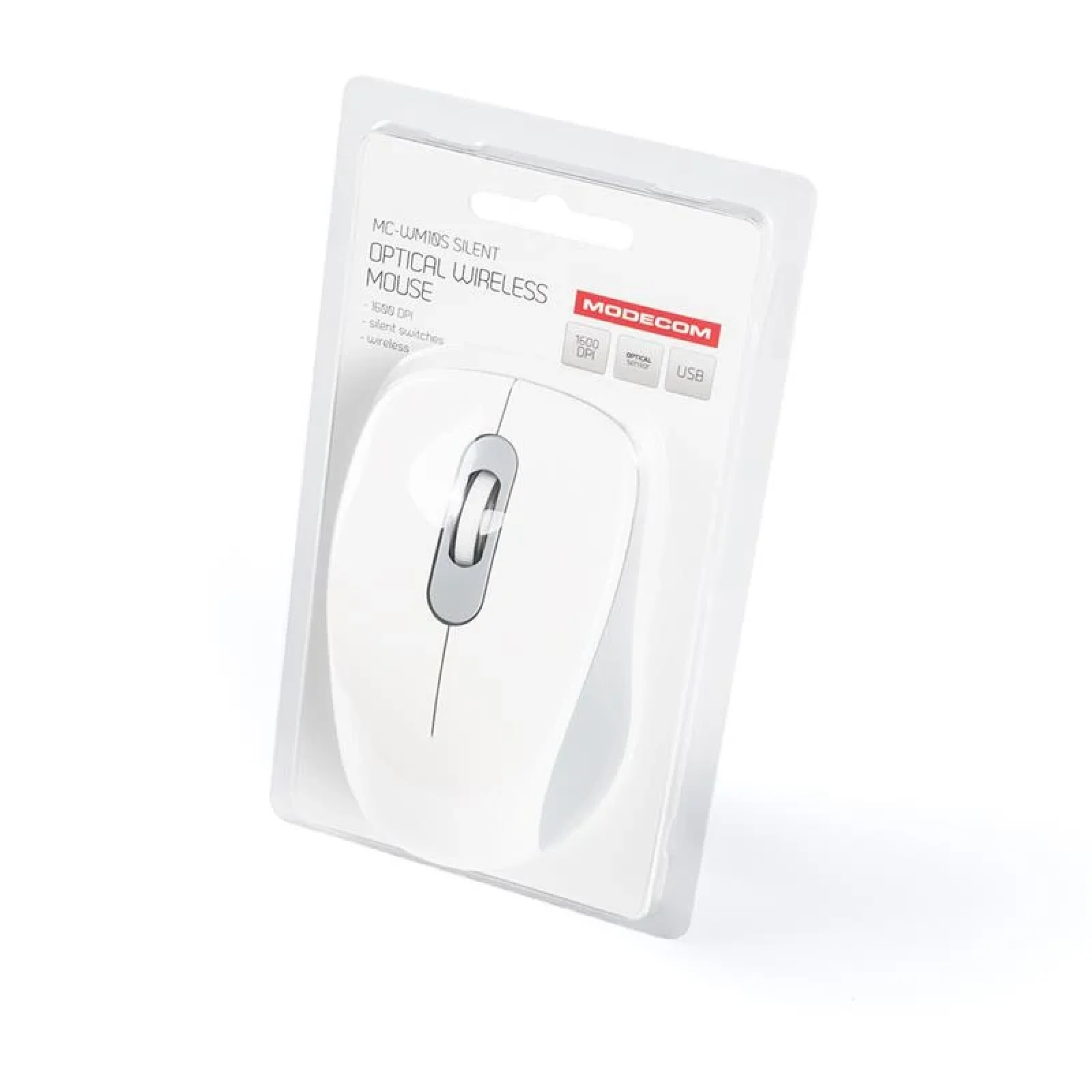 Миша бездротова Modecom MC-WM10S (M-MC-WM10S-200) USB White UA