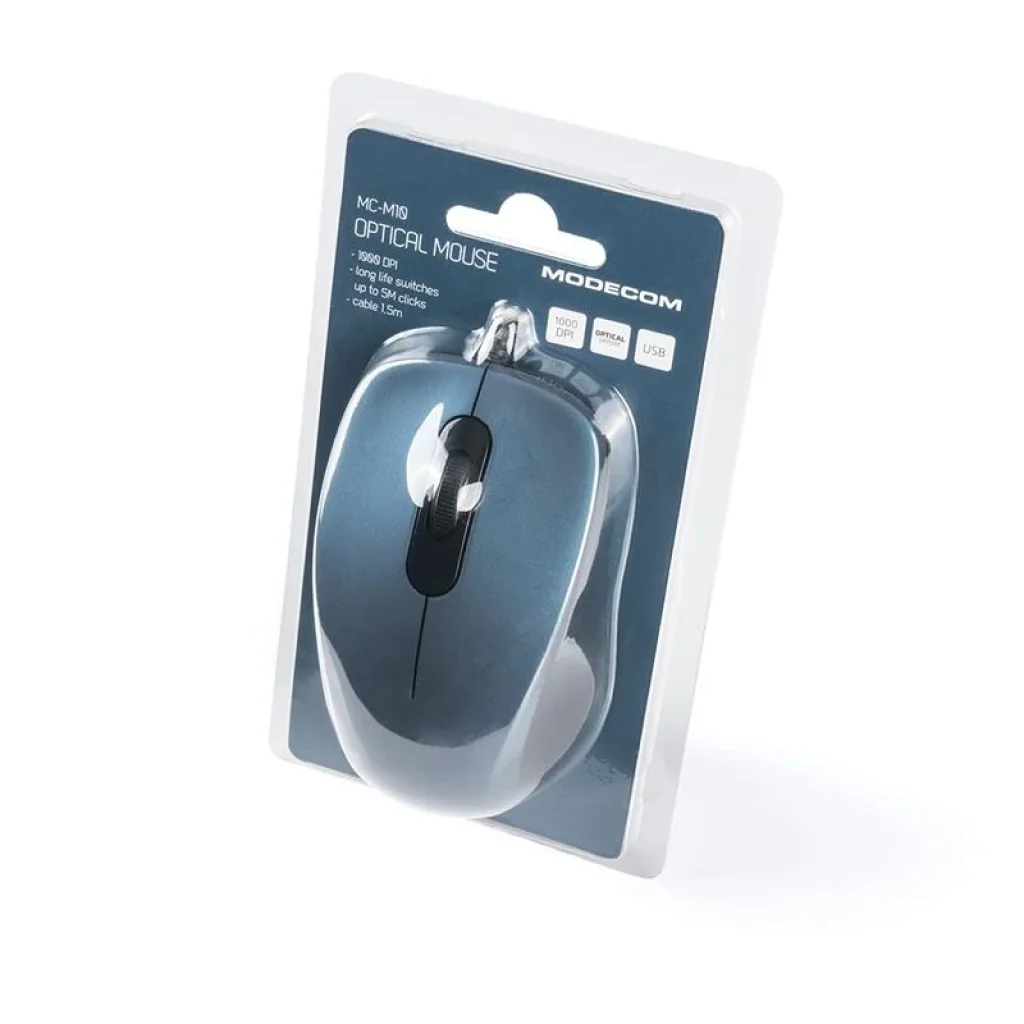 Миша Modecom MC-M10 (M-MC-0M10-400) Blue USB UA