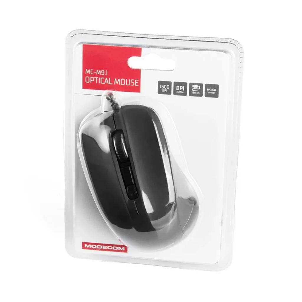 Миша Modecom MC-M9.1 (M-MC-00M9.1-100) Black USB UA
